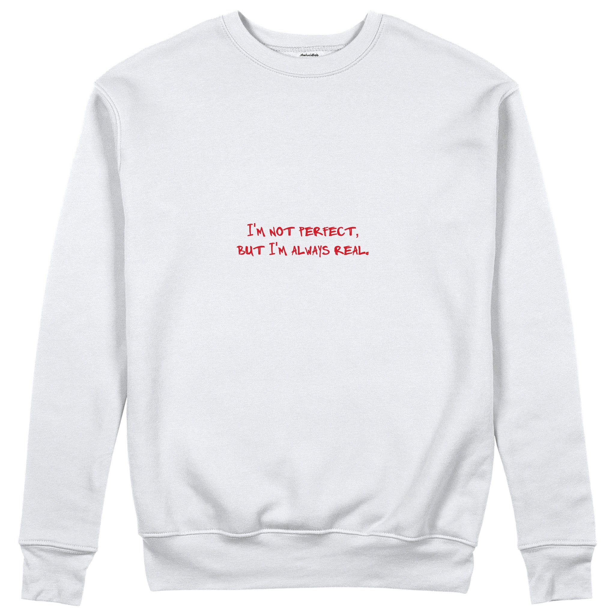 Always Real Sweatshirt - Beyaz - ön görünüm