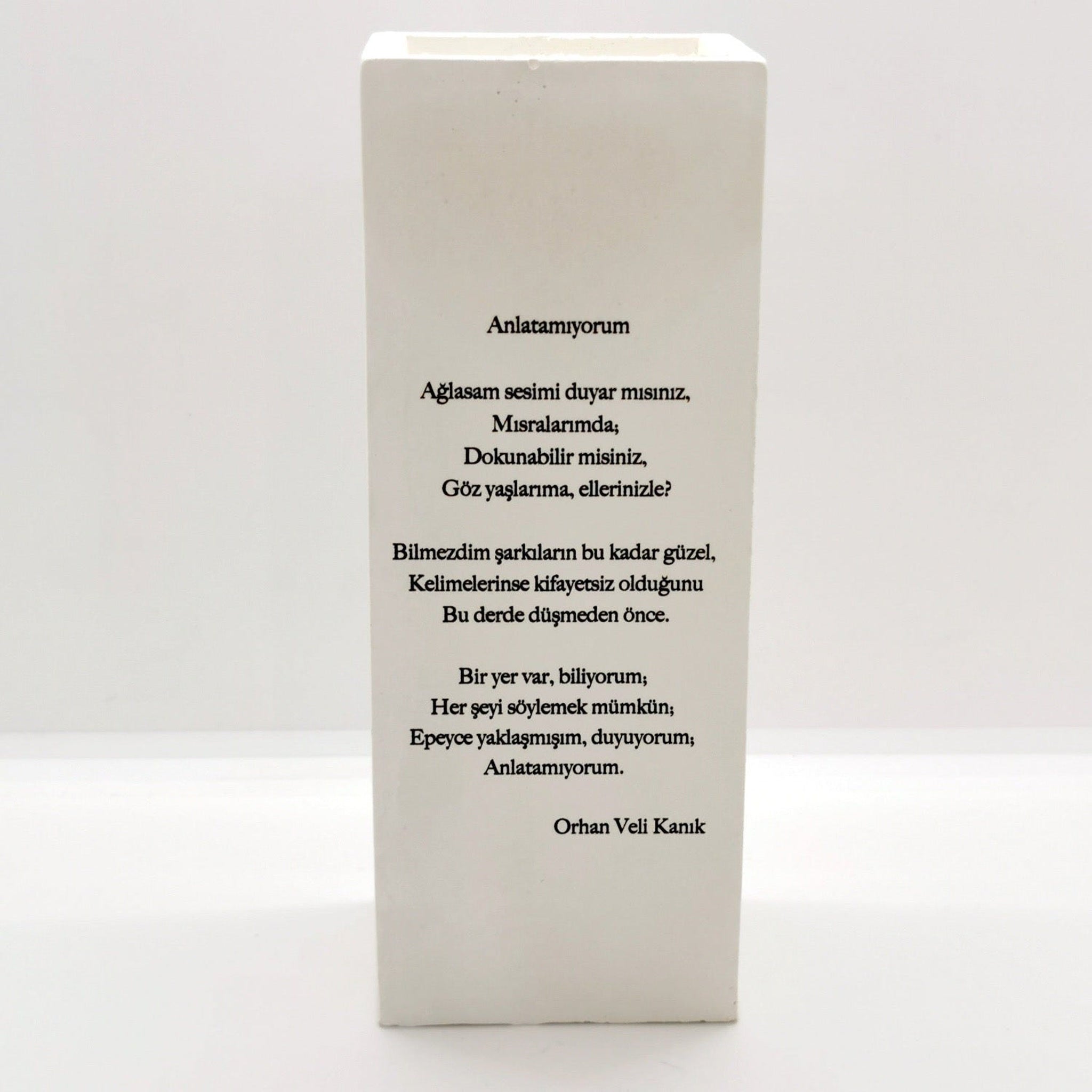 Anlatamıyorum - Şiir Beton Mum