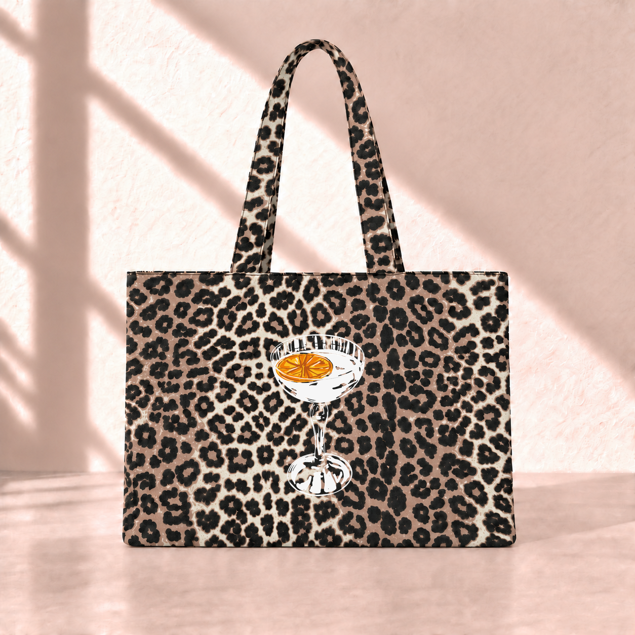 Aperitivo Leopard Tote Bag önden görünüm