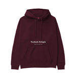 Turkish Delight Hoodie — Bordo, ön görünüm