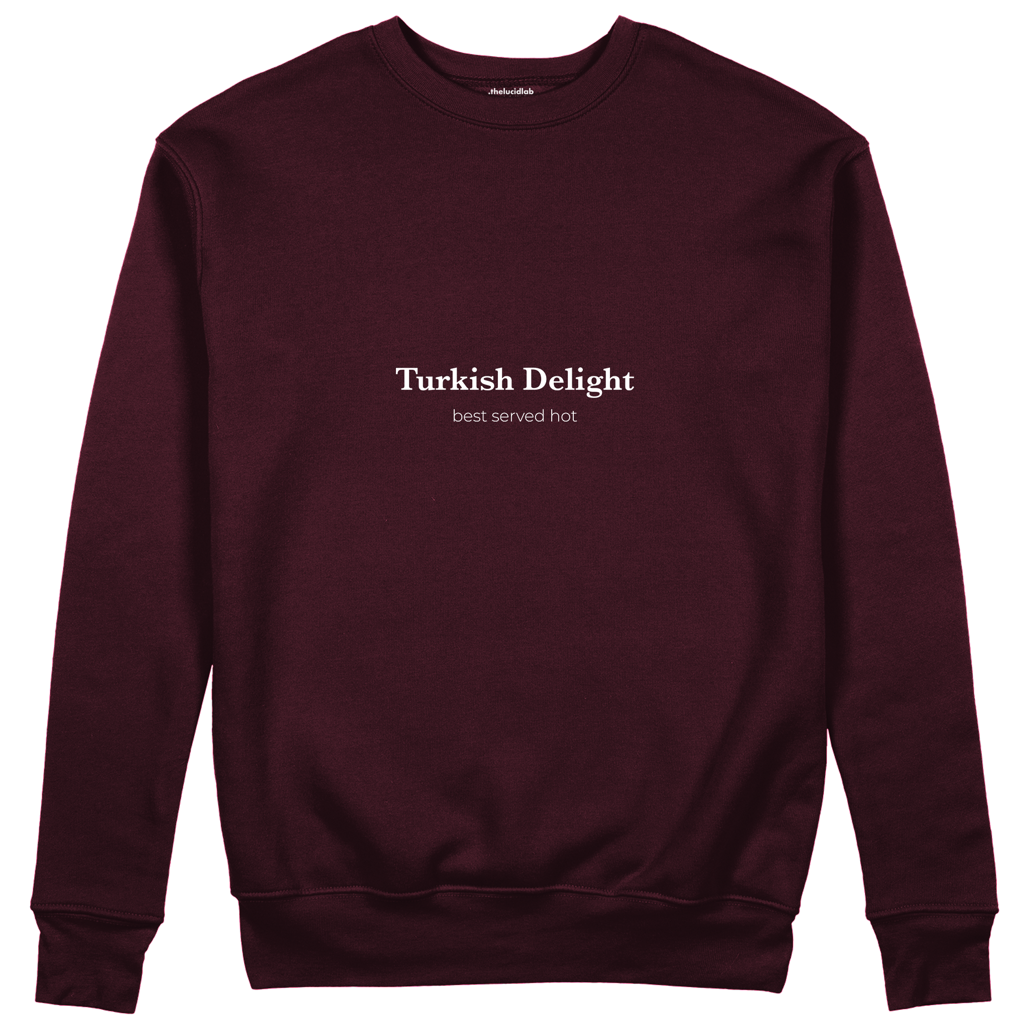 Turkish Delight Sweatshirt — Bordo, ön görünüm