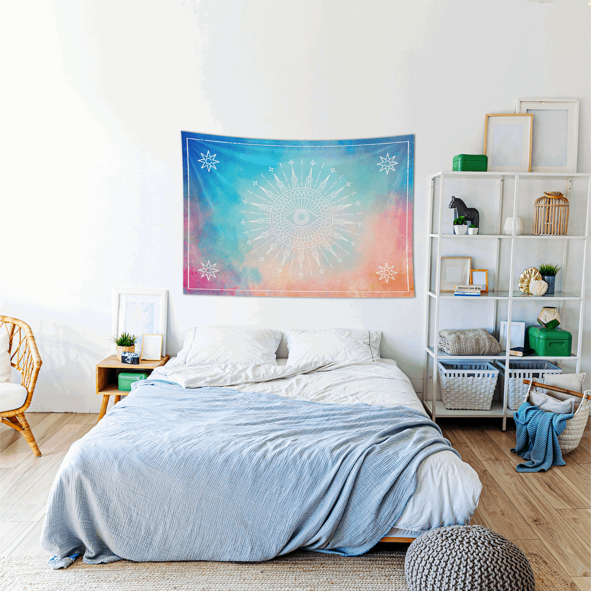 Aura Mandala Duvar Örtüsü