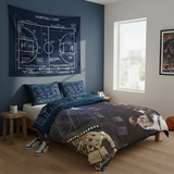 Basketbol Efsane Bundle | Kupa | Nevresim Takımı | Duvar Örtüsü