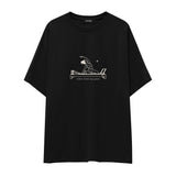 Find Your Balance Oversize Tişört – Siyah – ön baskı