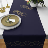 Gold Fishes / Navyblue Runner Cover