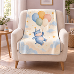 Balloon Hippo Polar Bebek Battaniyesi — Ana görünüm