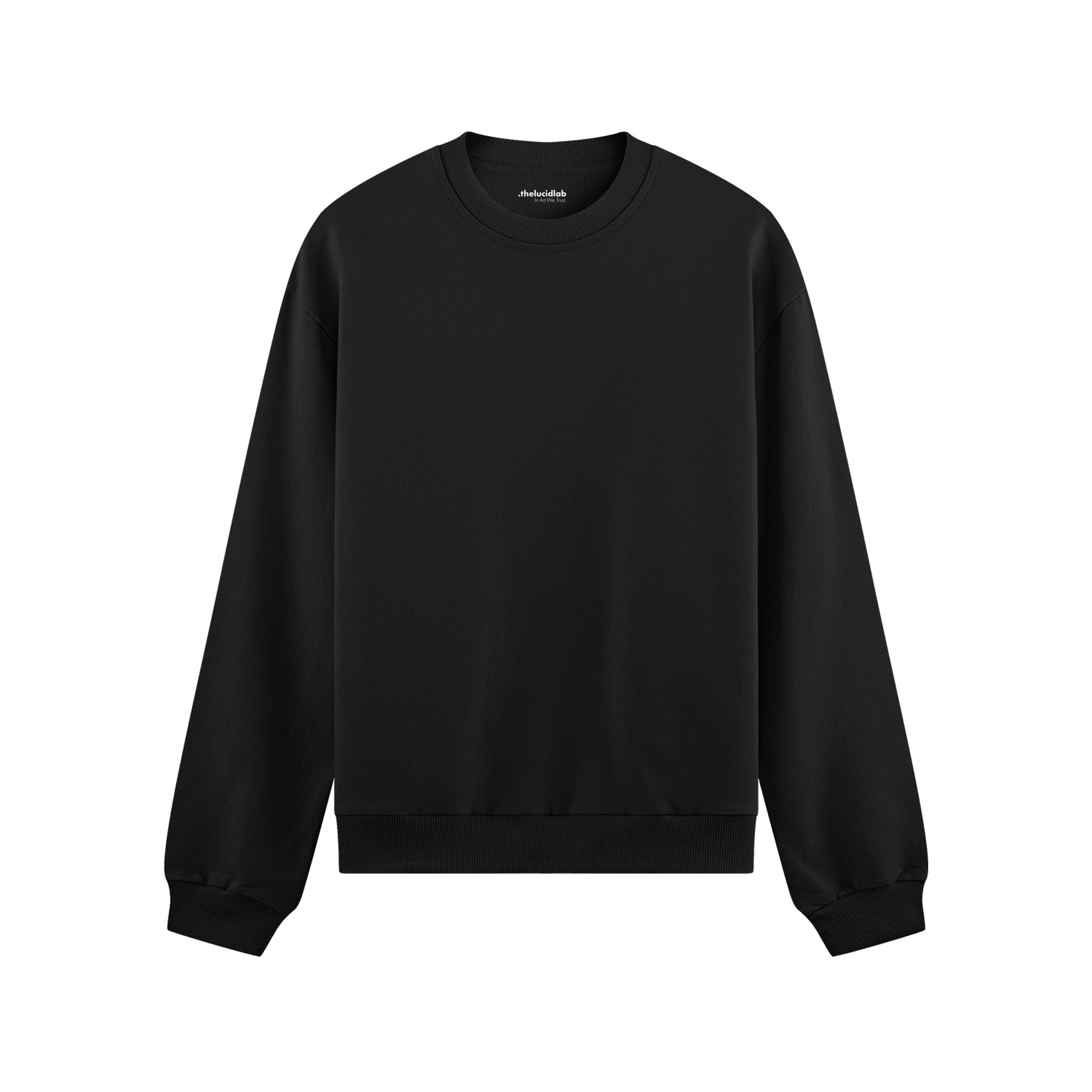 Gay Test - Batman Oversize Sweatshirt — Siyah — Ön görünüm