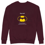Gay Test - Batman Sweatshirt — Bordo — Görsel 1