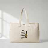 Big Money Never Comes Clean Daily Tote Bag – ön görünüm