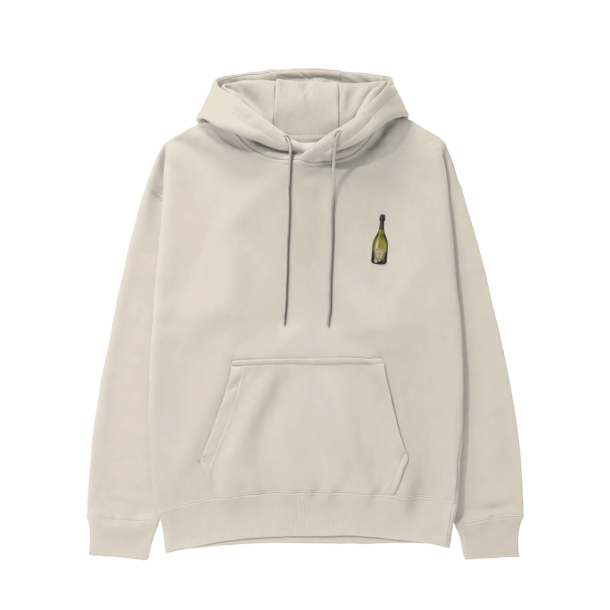 Big Money Never Comes Clean Hoodie - Krem - ön görünüm
