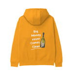 Big Money Never Comes Clean Hoodie - Turuncu - arka görünüm