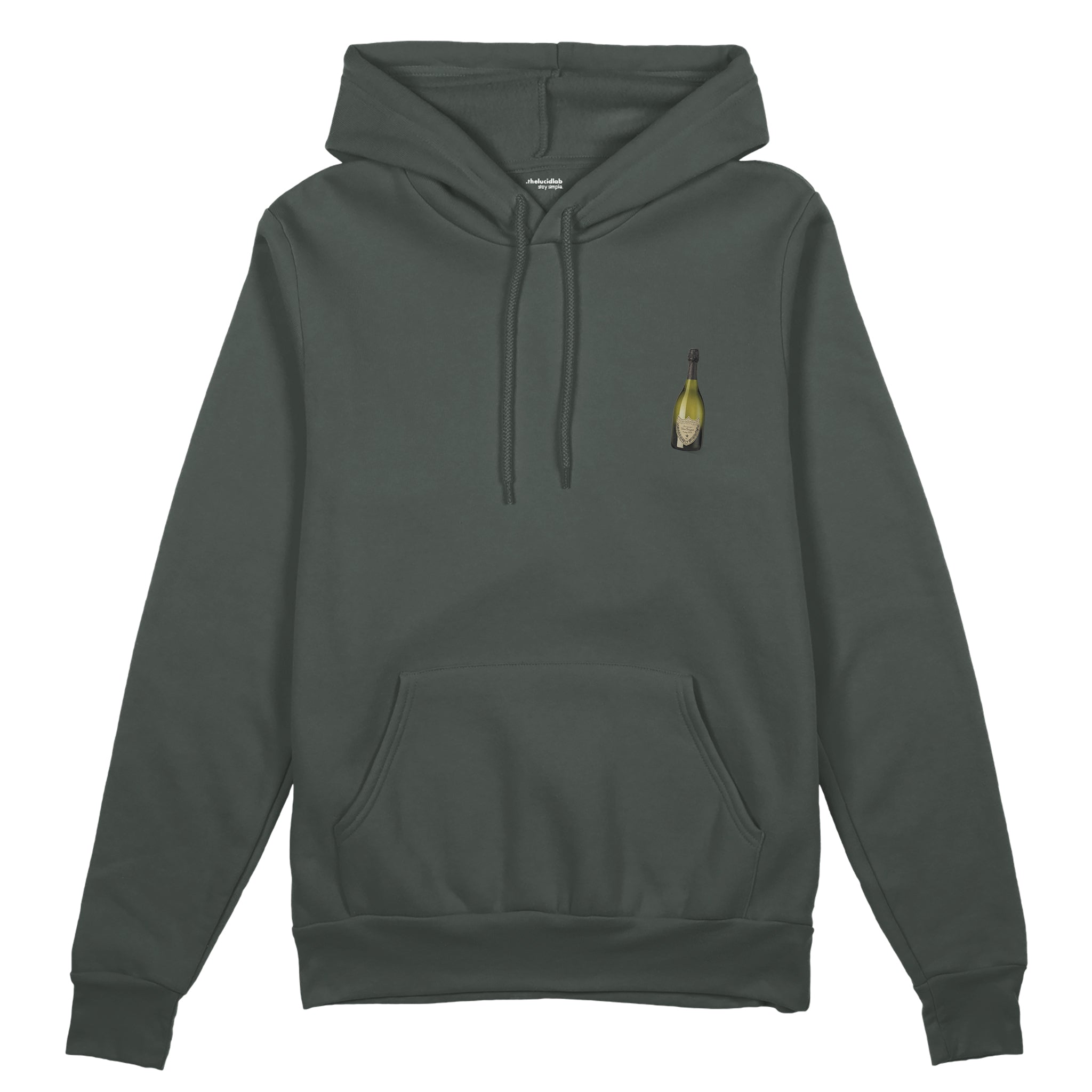 Big Money Never Comes Clean Oversize Hoodie - Antrasit - ön görünüm