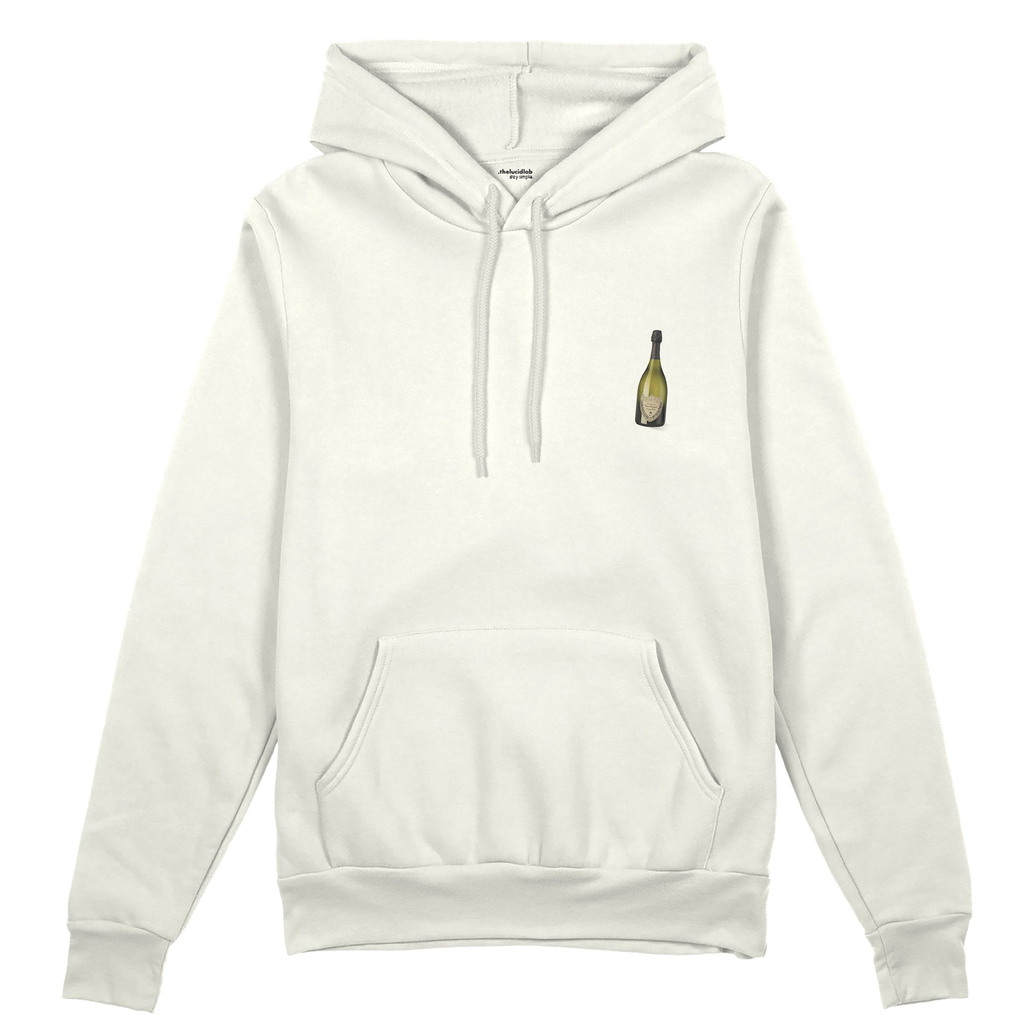 Big Money Never Comes Clean Oversize Hoodie - Beyaz - ön görünüm