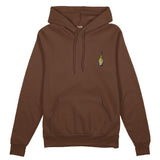 Big Money Never Comes Clean Oversize Hoodie - Kahverengi - ön görünüm