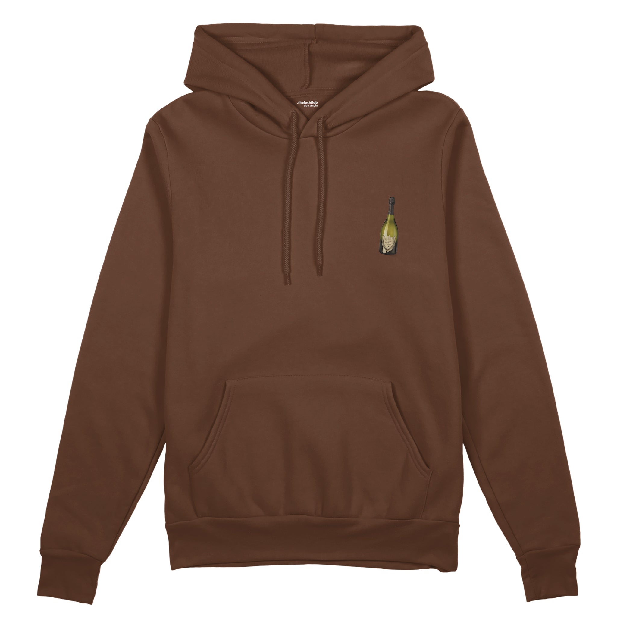 Big Money Never Comes Clean Oversize Hoodie - Kahverengi - ön görünüm