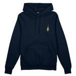 Big Money Never Comes Clean Oversize Hoodie - Lacivert - ön görünüm