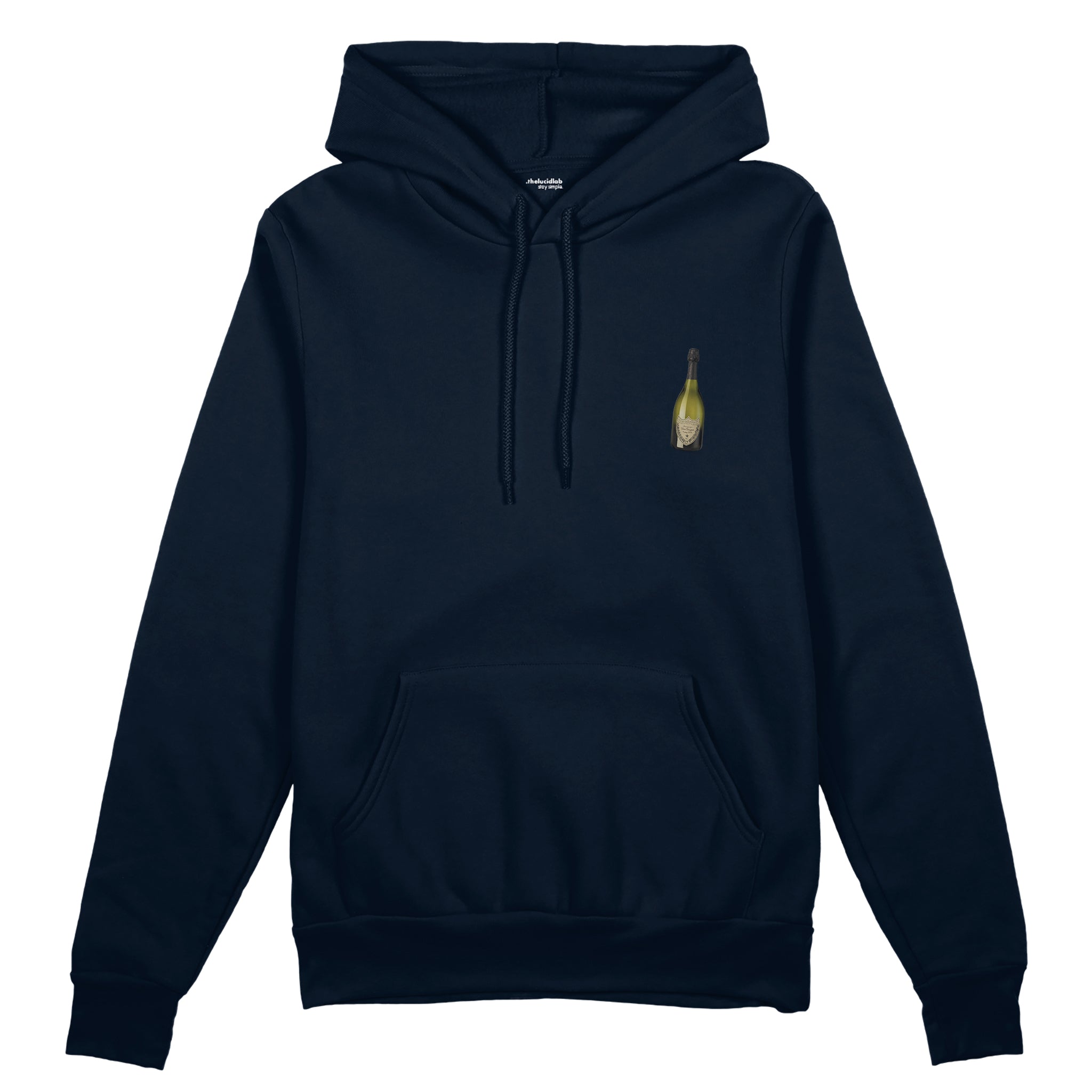 Big Money Never Comes Clean Oversize Hoodie - Lacivert - ön görünüm