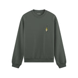 Big Money Never Comes Clean Oversize Sweatshirt - Antrasit - ön görünüm
