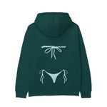 Blue Bikini Hoodie - Koyu Yeşil - arka görünüm