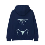 Blue Bikini Hoodie - Lacivert - arka görünüm