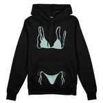 Blue Bikini Oversize Hoodie - Siyah - ön görünüm