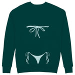 Blue Bikini Sweatshirt - Koyu Yeşil - arka görünüm