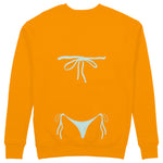 Blue Bikini Sweatshirt - Turuncu - arka görünüm