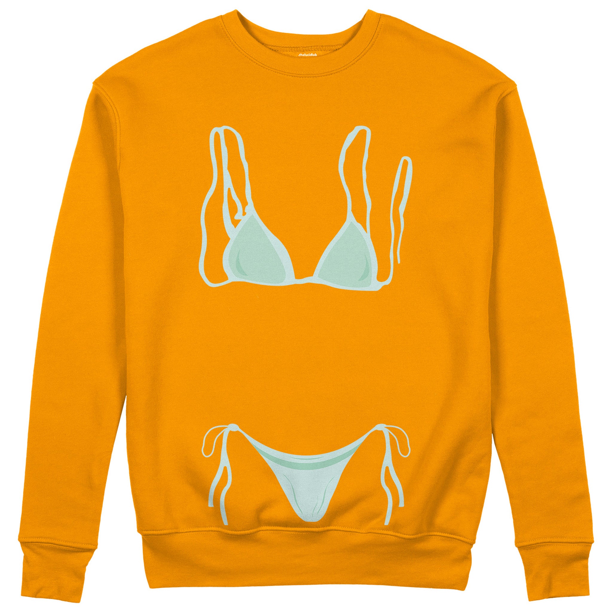 Blue Bikini Sweatshirt - Turuncu - ön görünüm
