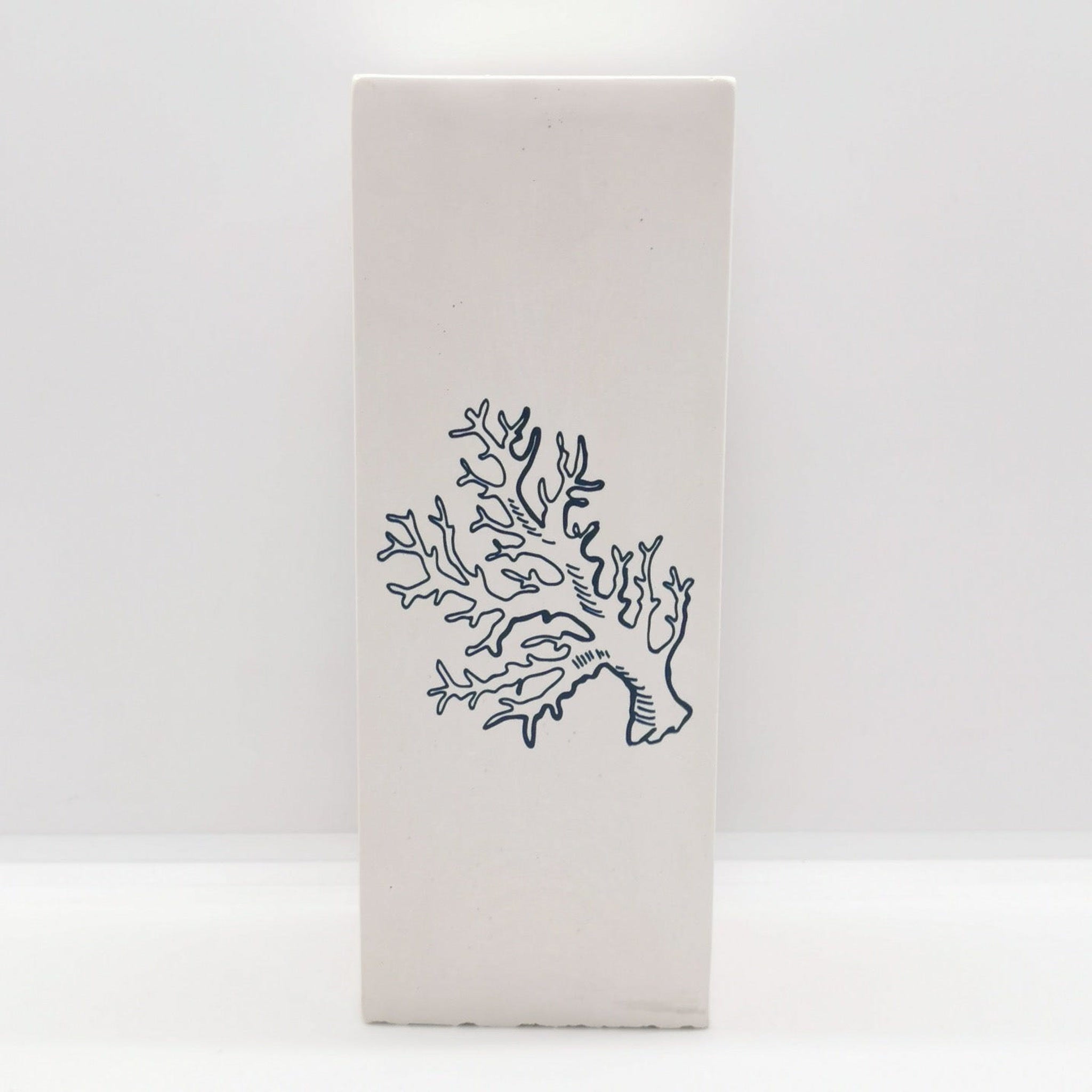 Blue Coral / Mercan Baskılı Beton Mum