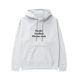 Boobs Loading Please Wait Hoodie - Beyaz - ön görünüm