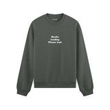 Boobs Loading Please Wait Oversize Sweatshirt - Antrasit - ön görünüm