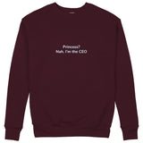 I'm The CEO Sweatshirt — Bordo — Görsel 1