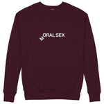 Moral Sex Sweatshirt — Bordo — Görsel 1