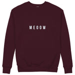 Meoow Sweatshirt — Bordo — Görsel 1