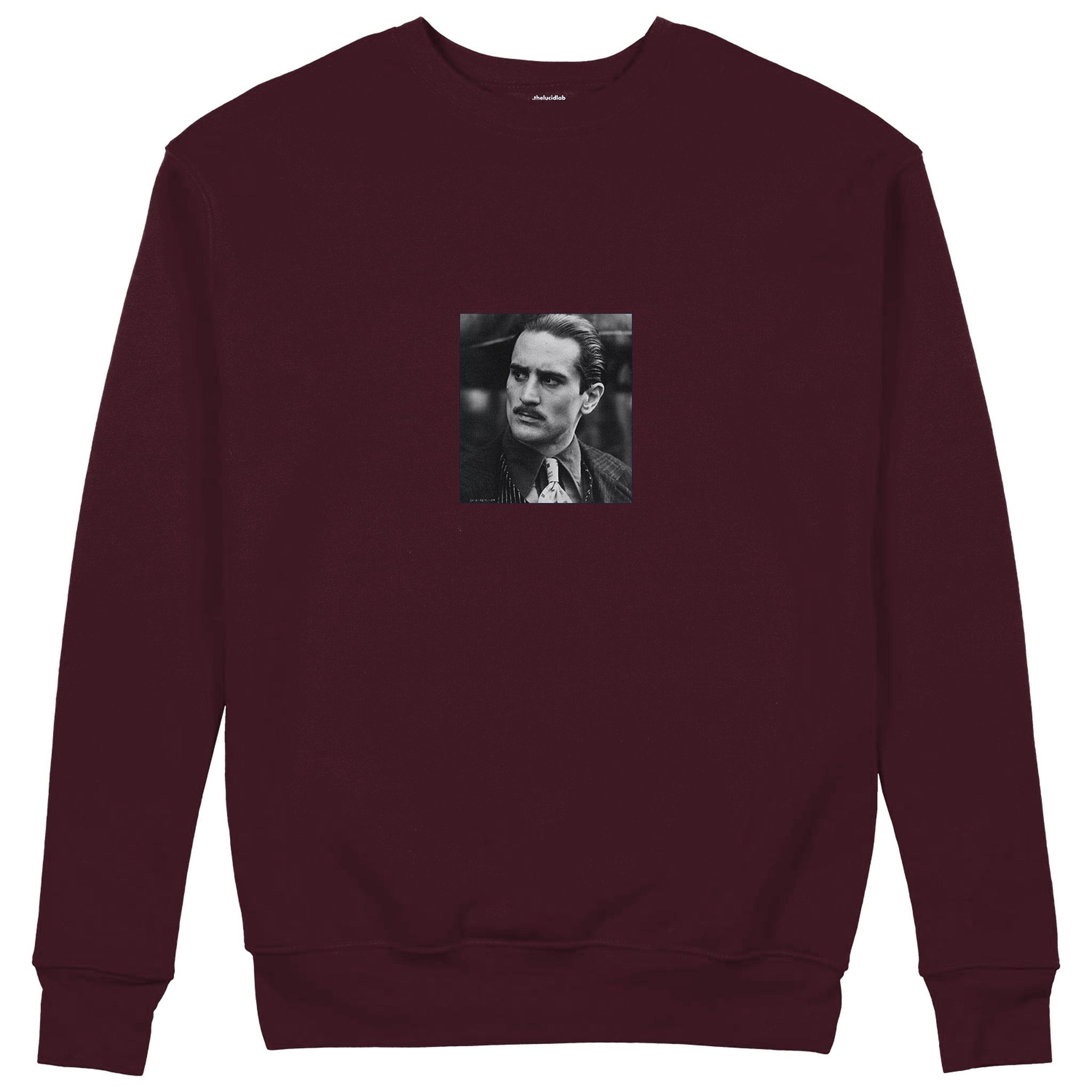 Vito Corleone Sweatshirt — Bordo — Görsel 1