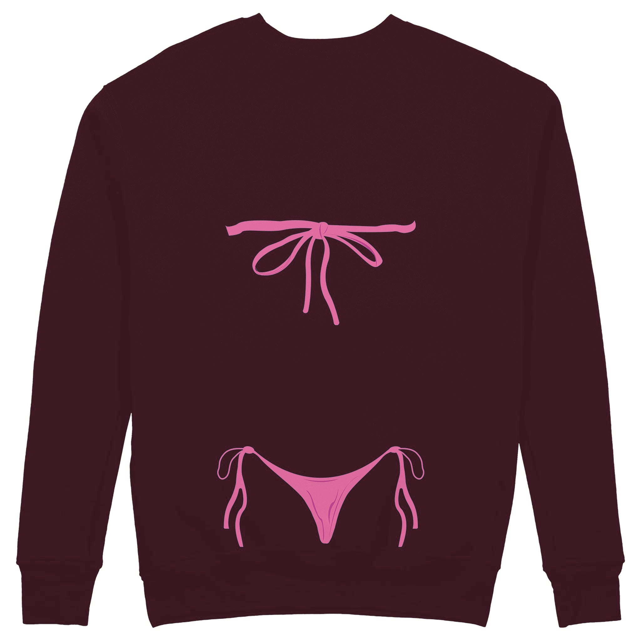Pink Bikini Sweatshirt — Bordo — Görsel 2