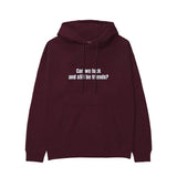 Can We Fuck Hoodie — Bordo — Görsel 1