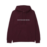 In My Prime Mother Era Hoodie — Bordo — Görsel 1