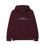 I'm The CEO Hoodie — Bordo — Görsel 1