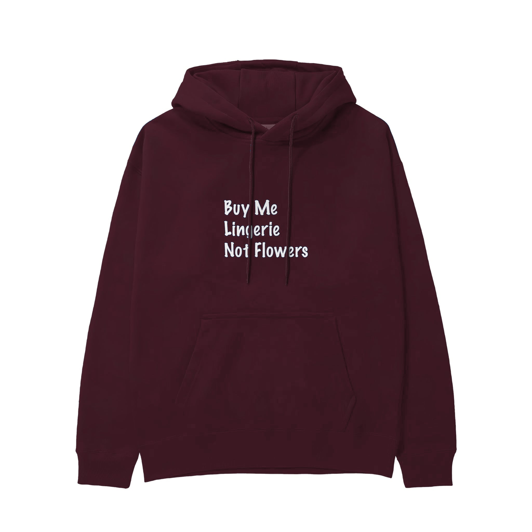 Buy Me Lingerie Hoodie — Bordo — Görsel 1