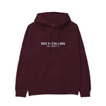 Sex is Calling Hoodie — Bordo — Görsel 1