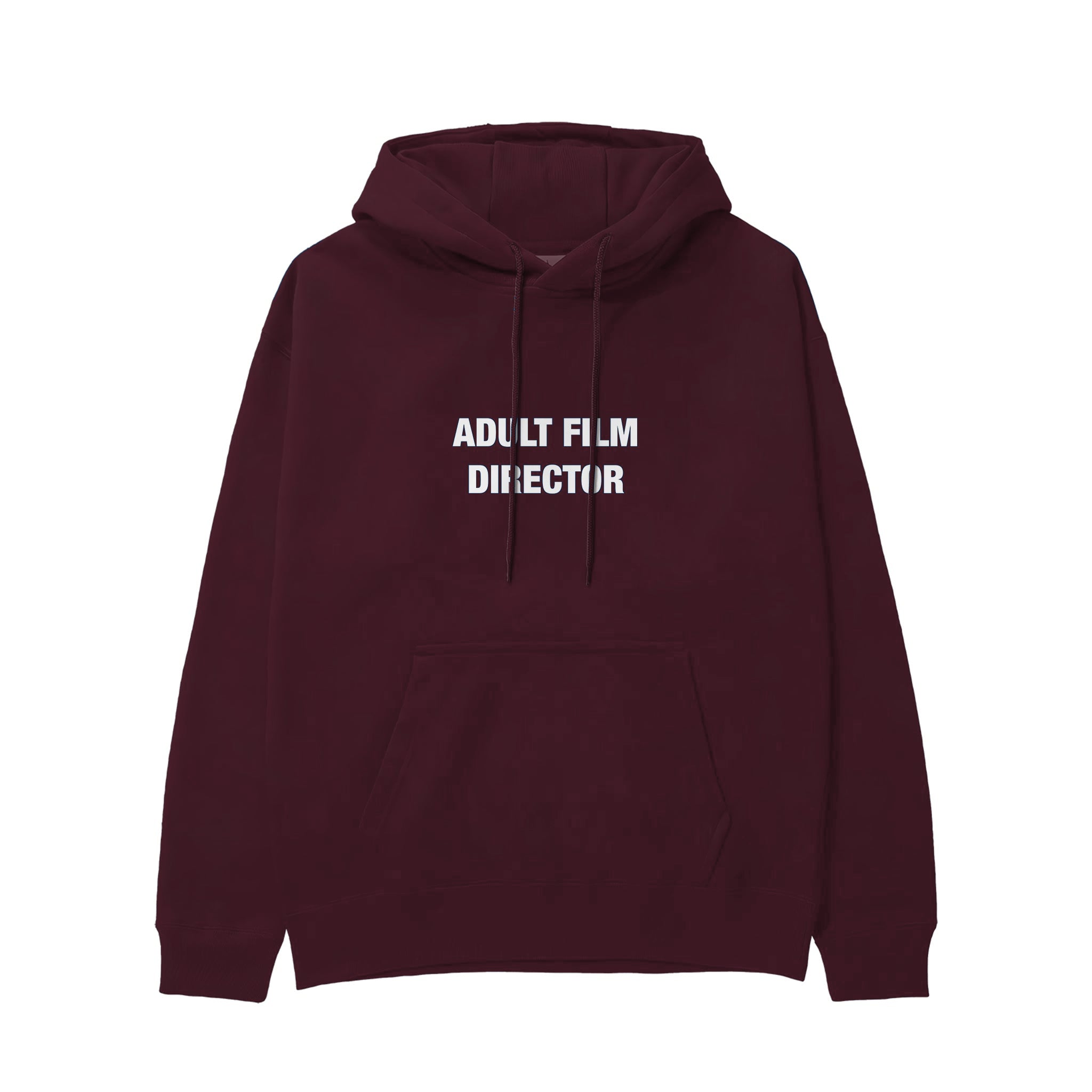 Adult Film Director Hoodie — Bordo — Görsel 1