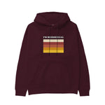 I'm Beersexual Hoodie — Bordo — Görsel 1