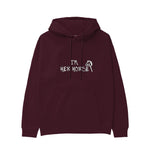 Her Horse Hoodie — Bordo — Görsel 1