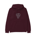 My Mental Health Hoodie — Bordo — Görsel 1