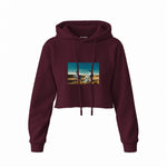 Breaking Bad Crop Hoodie — Bordo — Ön