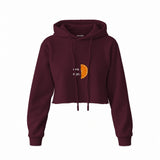 Orange Crop Hoodie — Bordo — Ön