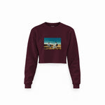 Breaking Bad Crop Sweatshirt — Bordo — Ön