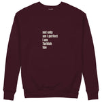 I Am Turkish Too Sweatshirt — Bordo — Ön