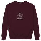 To Infinity and Beyond Sweatshirt — Bordo — Ön